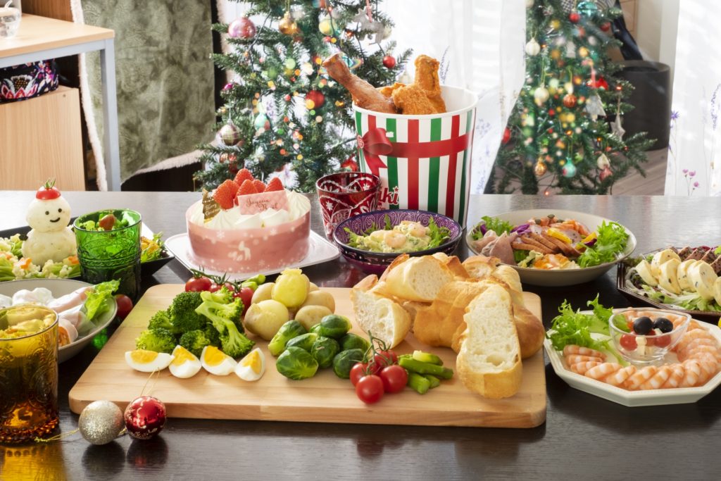 クリスマスパーティー　料理